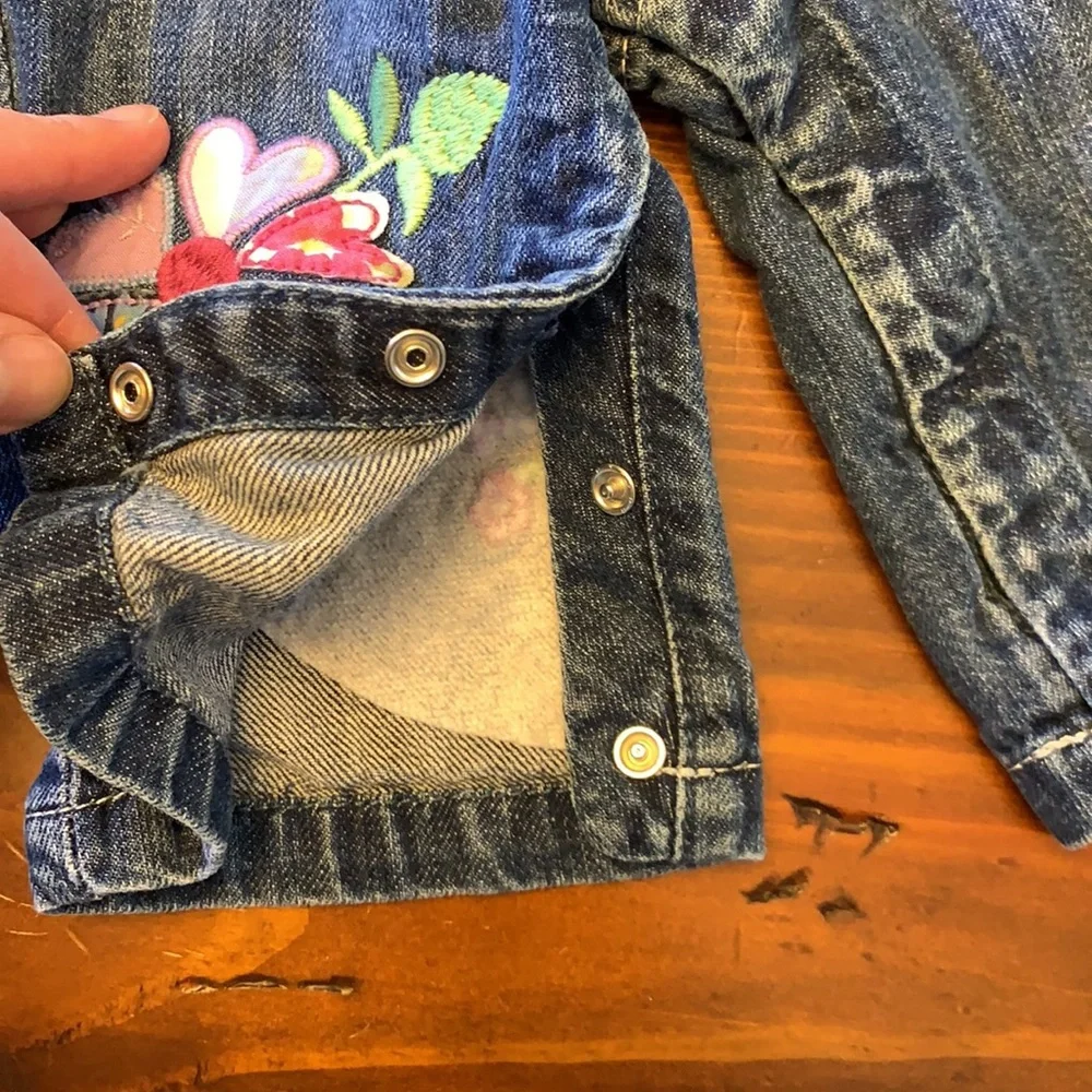 Gap - 3-6 month baby denim,‎ embroidered